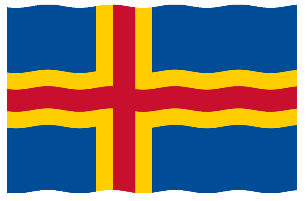 Ålands officiella flagga