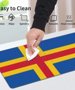 Alternative view of Skrivbordsunderlägg / Musmatta - Ålands flagga